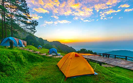 Seguro de viaje para camping